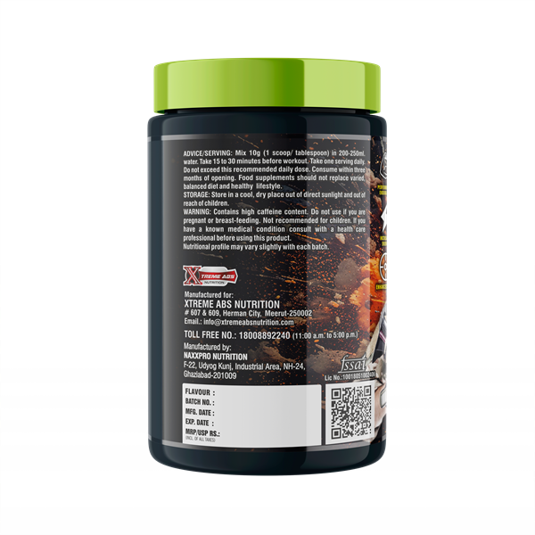 XTREME BATTLE - PRE-WORKOUT