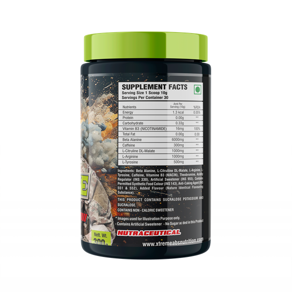 XTREME BATTLE - PRE-WORKOUT
