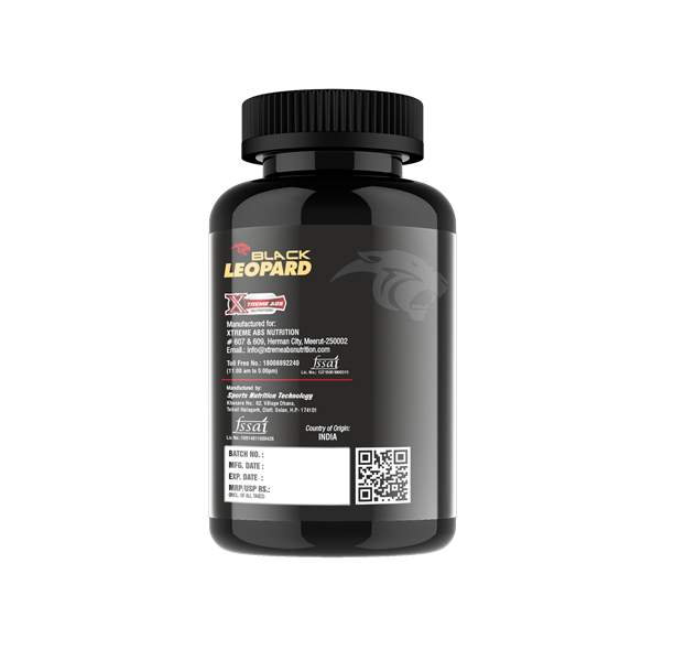 XTREME BLACK LEOPARD LIPOCUT FAT BURNER CAPSULE