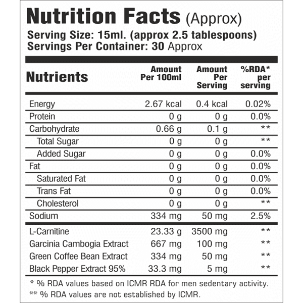 L-CARNITINE 3500MG LIQUID