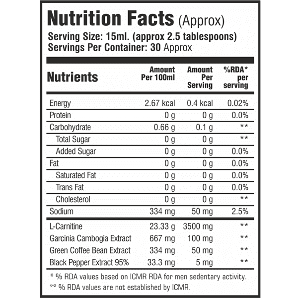 L-CARNITINE 3500MG LIQUID