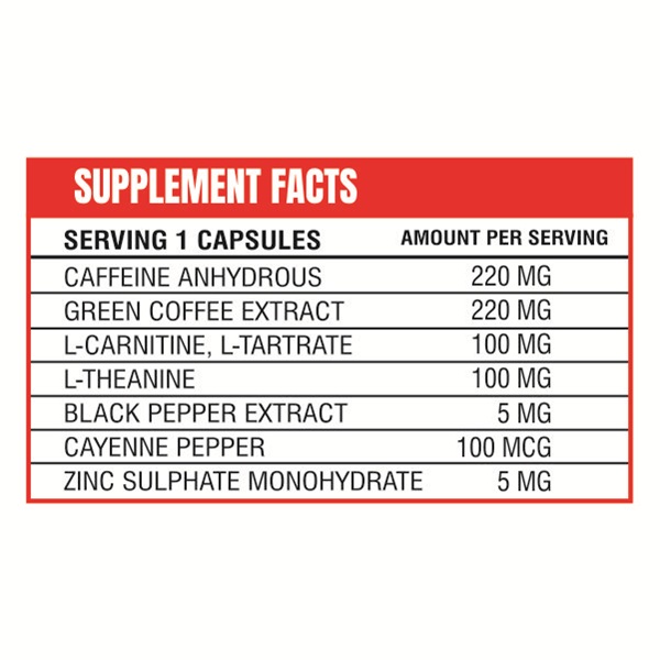 XTREME BLACK LEOPARD LIPOCUT FAT BURNER CAPSULE