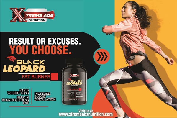 XTREME BLACK LEOPARD LIPOCUT FAT BURNER CAPSULE